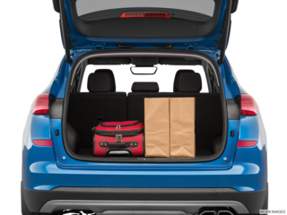 2020 hyundai tucson cargo area with stuff