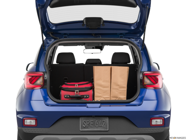 2020 hyundai venue cargo area with stuff