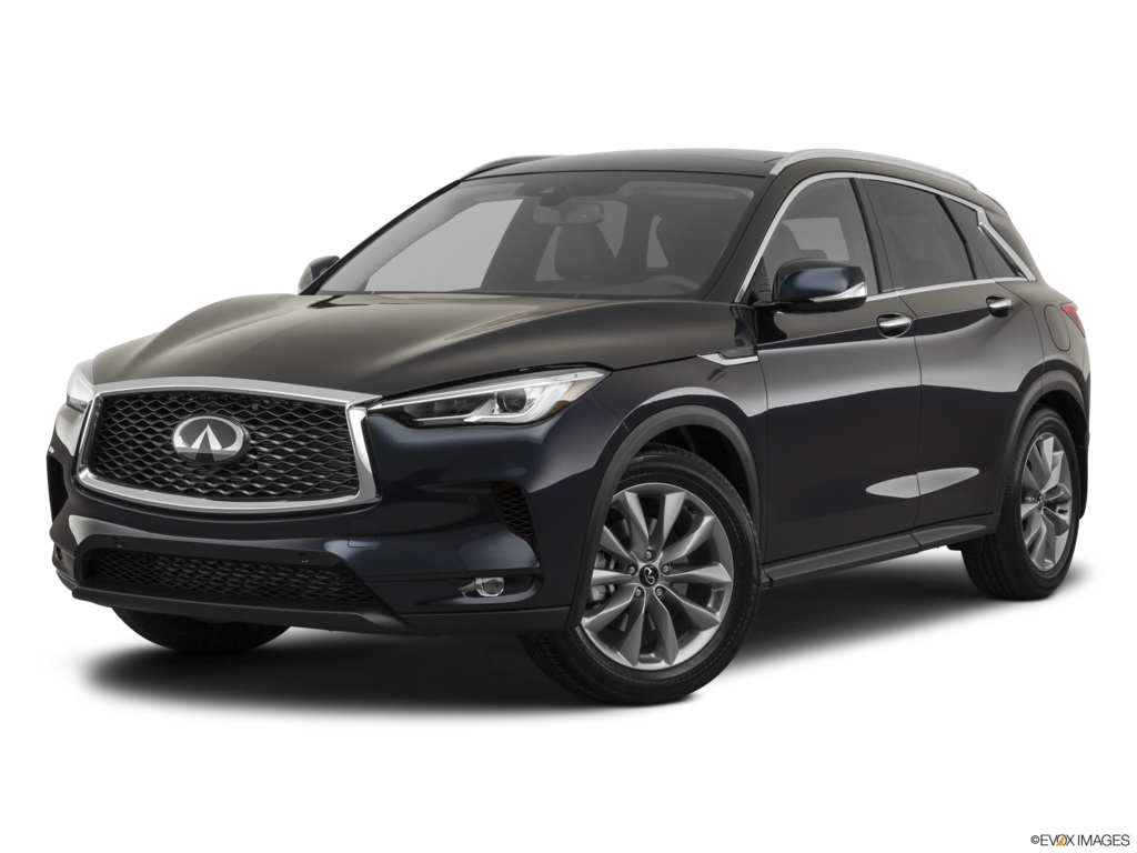 2020 infiniti qx50 angled front