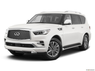 2020 infiniti qx80 angled front