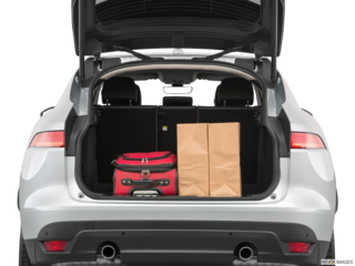 2020 jaguar f-pace cargo area with stuff