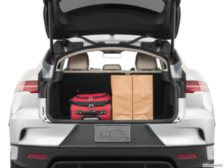 2020 jaguar i-pace cargo area with stuff