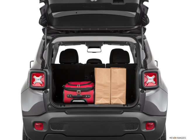 2020 jeep renegade cargo area with stuff