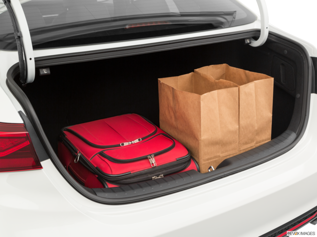 2020 kia forte cargo area with stuff