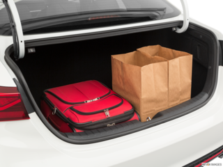 2020 kia forte cargo area with stuff