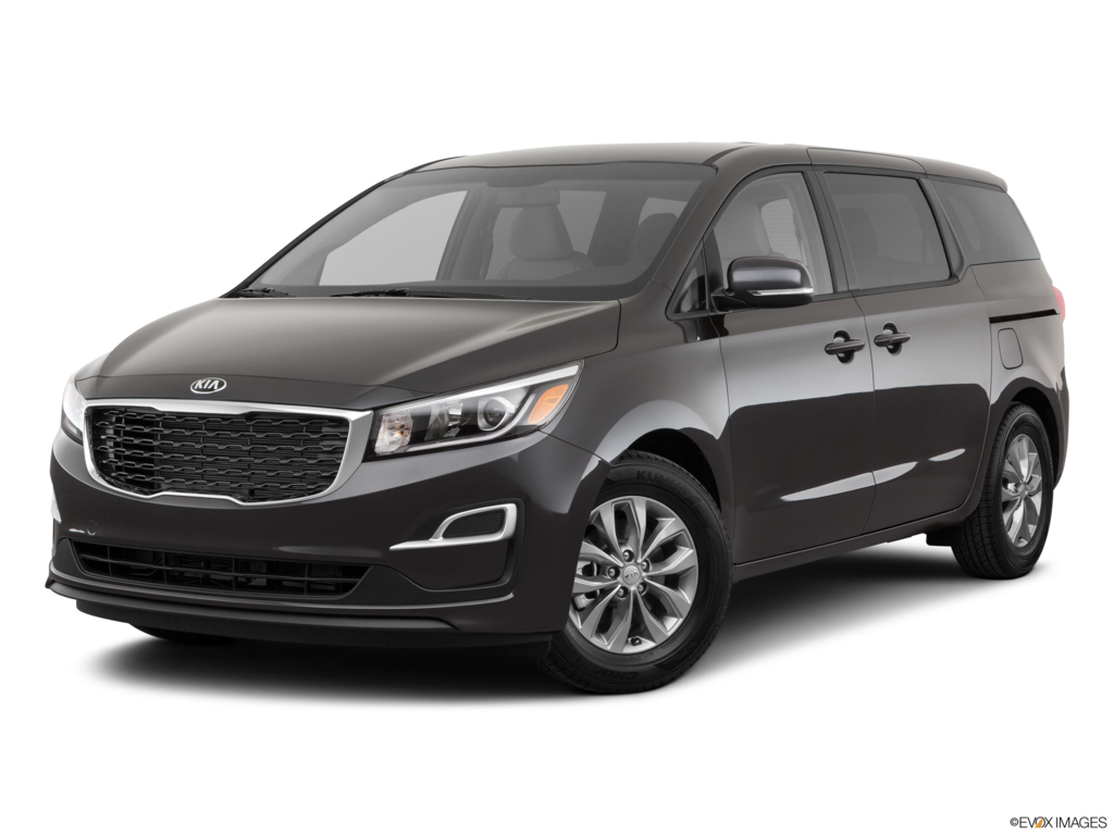 2020 kia sedona angled front