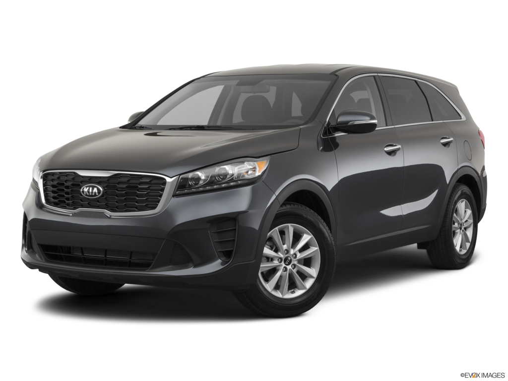 2020 kia sorento angled front