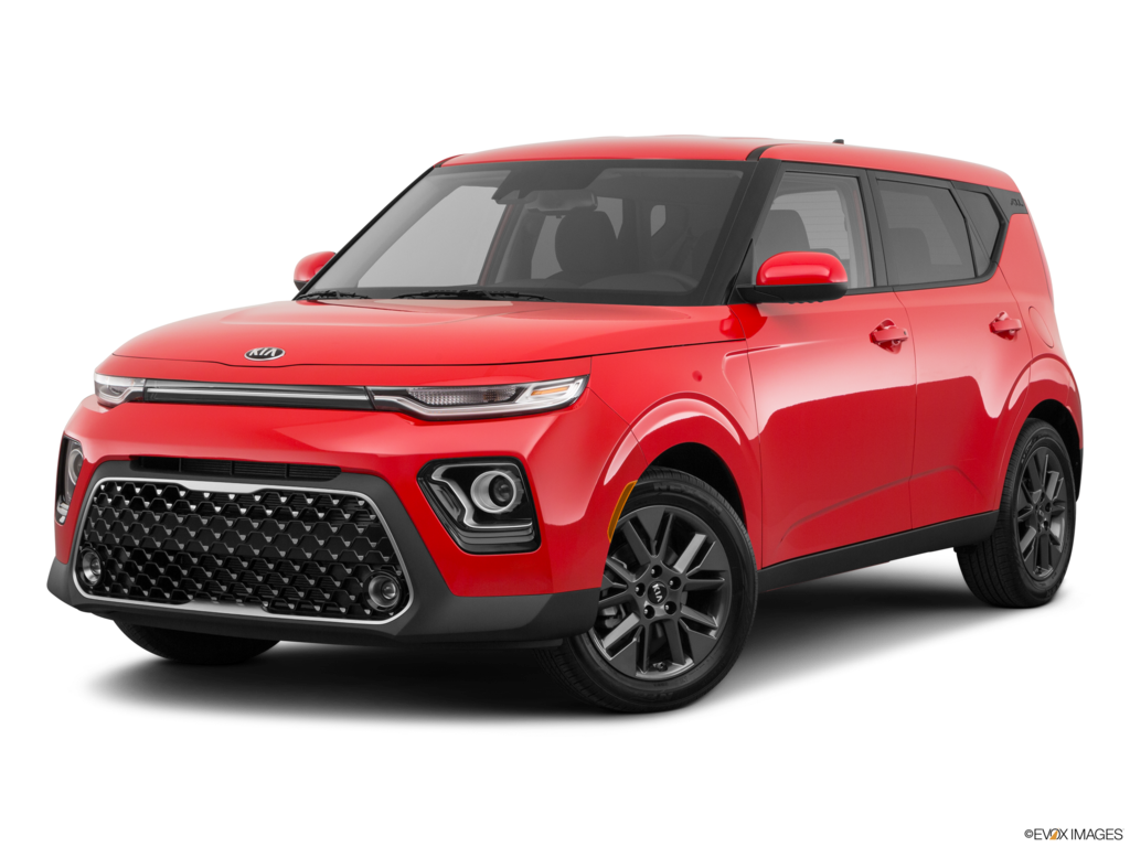 2020 kia soul angled front