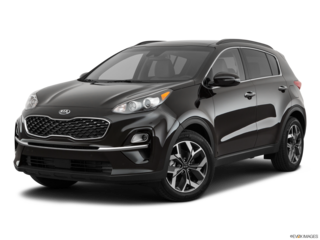 2020 kia sportage angled front