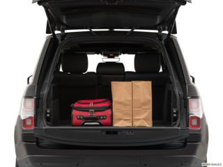 2020 land-rover range-rover cargo area with stuff