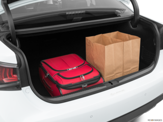 2020 lexus gs-f cargo area with stuff