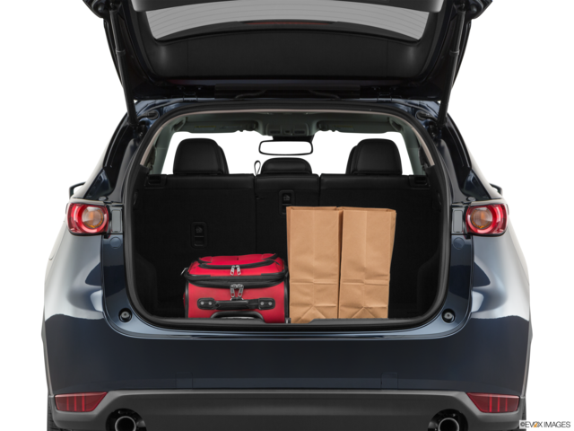 2020 mazda cx-5 cargo area with stuff