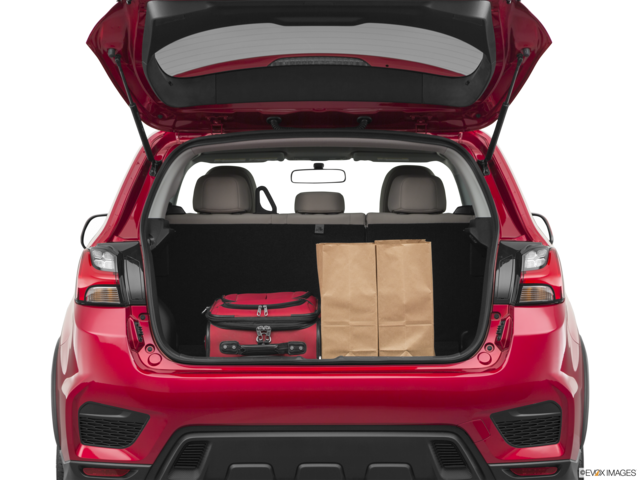 2020 mitsubishi outlander-sport cargo area with stuff