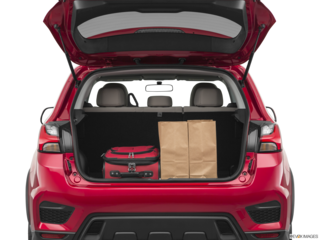 2020 mitsubishi outlander-sport cargo area with stuff