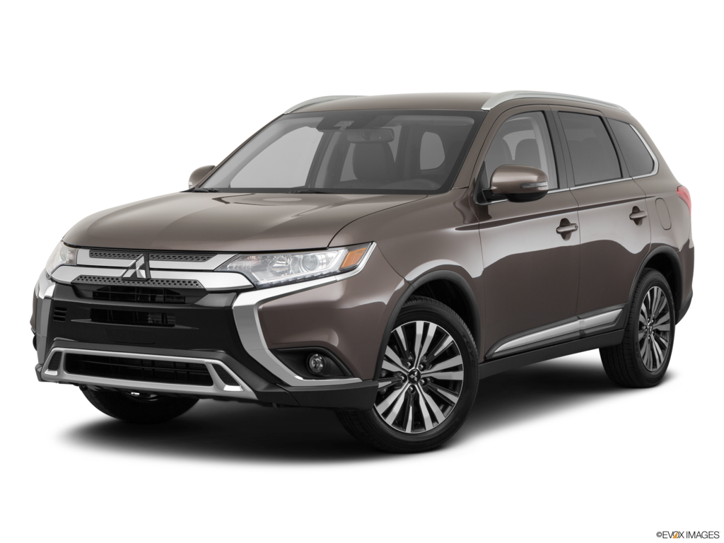 2020 mitsubishi outlander angled front