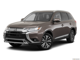 2020 mitsubishi outlander angled front