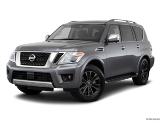 2020 nissan armada angled front