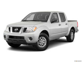 2020 nissan frontier angled front