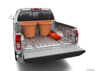 2020 nissan frontier cargo area with stuff