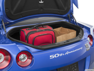 2020 nissan gt-r cargo area with stuff