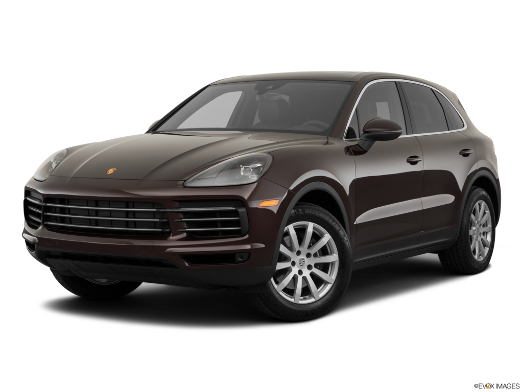 2020 porsche cayenne angled front