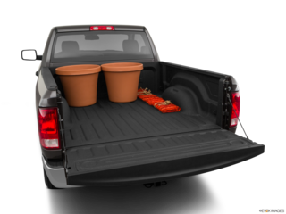 2020 ram 1500-classic cargo area with stuff