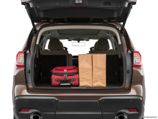 2020 subaru ascent cargo area with stuff