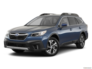 2020 subaru outback angled front