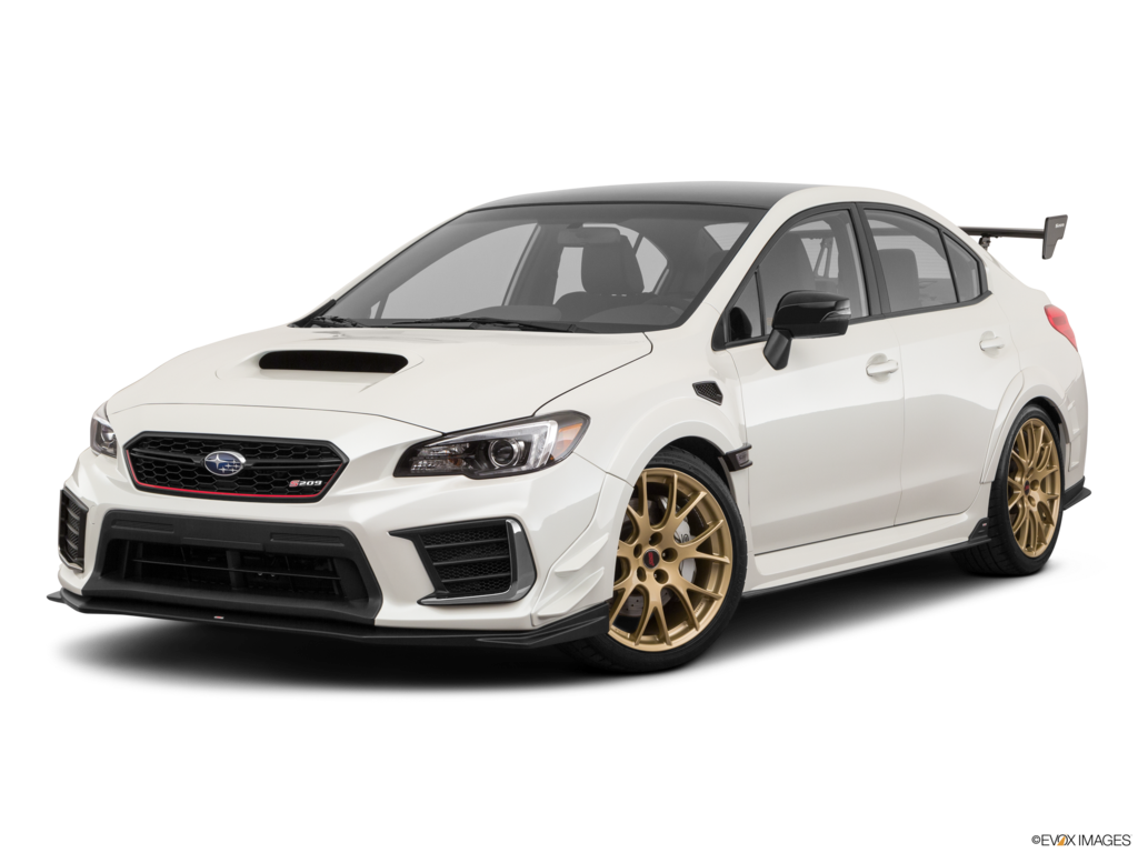 2020 subaru wrx angled front