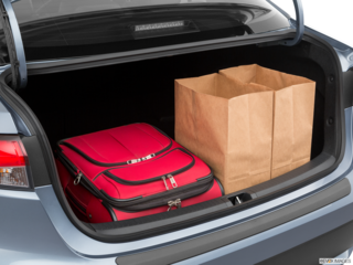 2020 toyota corolla cargo area with stuff