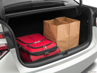 2020 toyota mirai cargo area with stuff