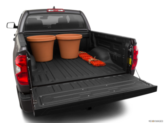 2020 toyota tundra cargo area with stuff