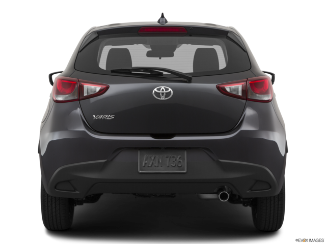 2020 toyota yaris back