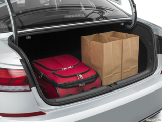 2020 volkswagen passat cargo area with stuff