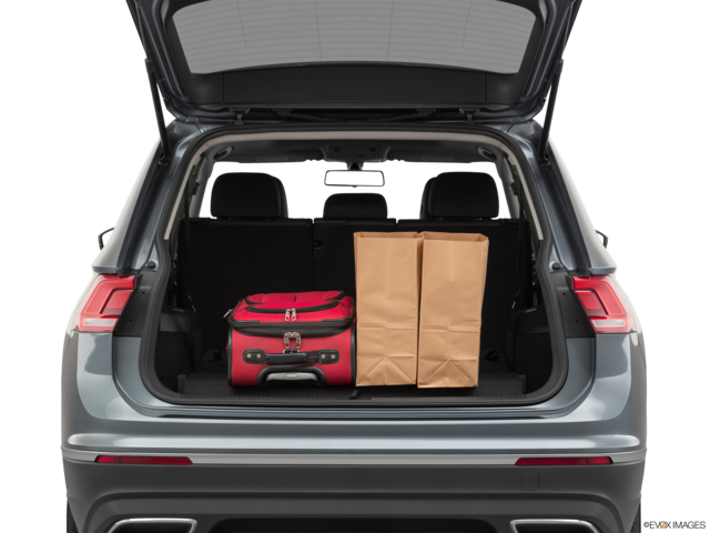 2020 volkswagen tiguan cargo area with stuff