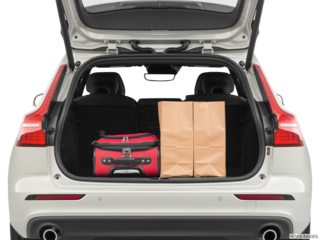 2020 volvo v60 cargo area with stuff