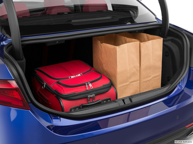 2021 alfa-romeo giulia cargo area with stuff