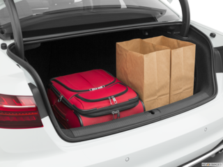 2021 audi a4 cargo area with stuff