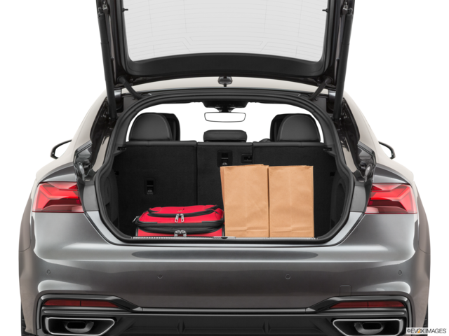 2021 audi a5-sportback cargo area with stuff