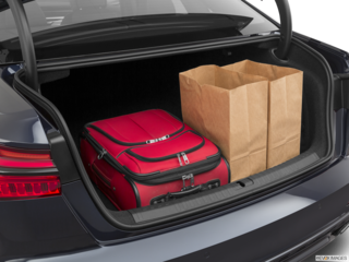 2021 audi a6 cargo area with stuff