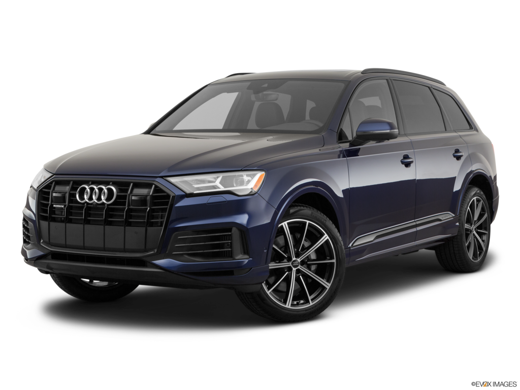 2021 audi q7 angled front