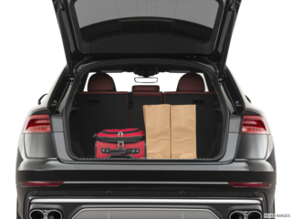 2021 audi sq8 cargo area with stuff