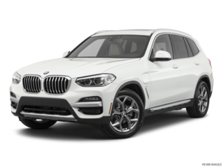 2021 bmw x3 angled front