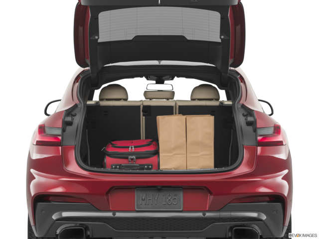 2021 bmw x4 cargo area with stuff