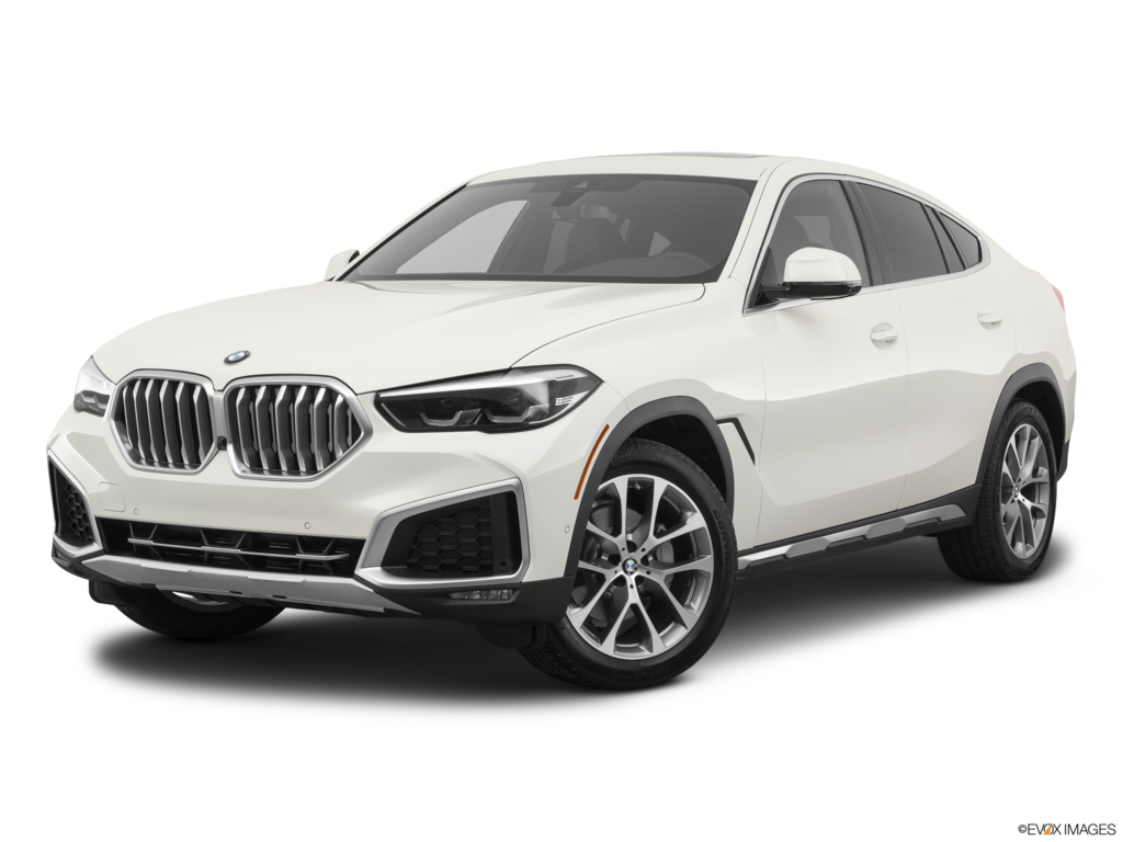2021 bmw x6 angled front