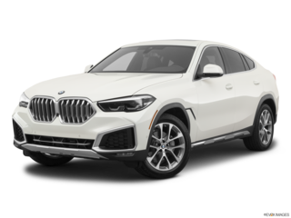 2021 bmw x6 angled front