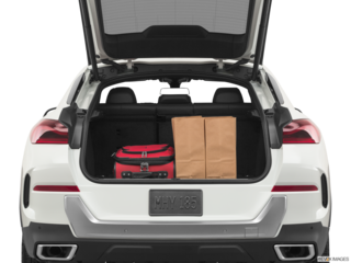 2021 bmw x6 cargo area with stuff