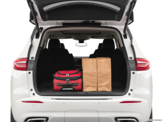 2021 buick enclave cargo area with stuff