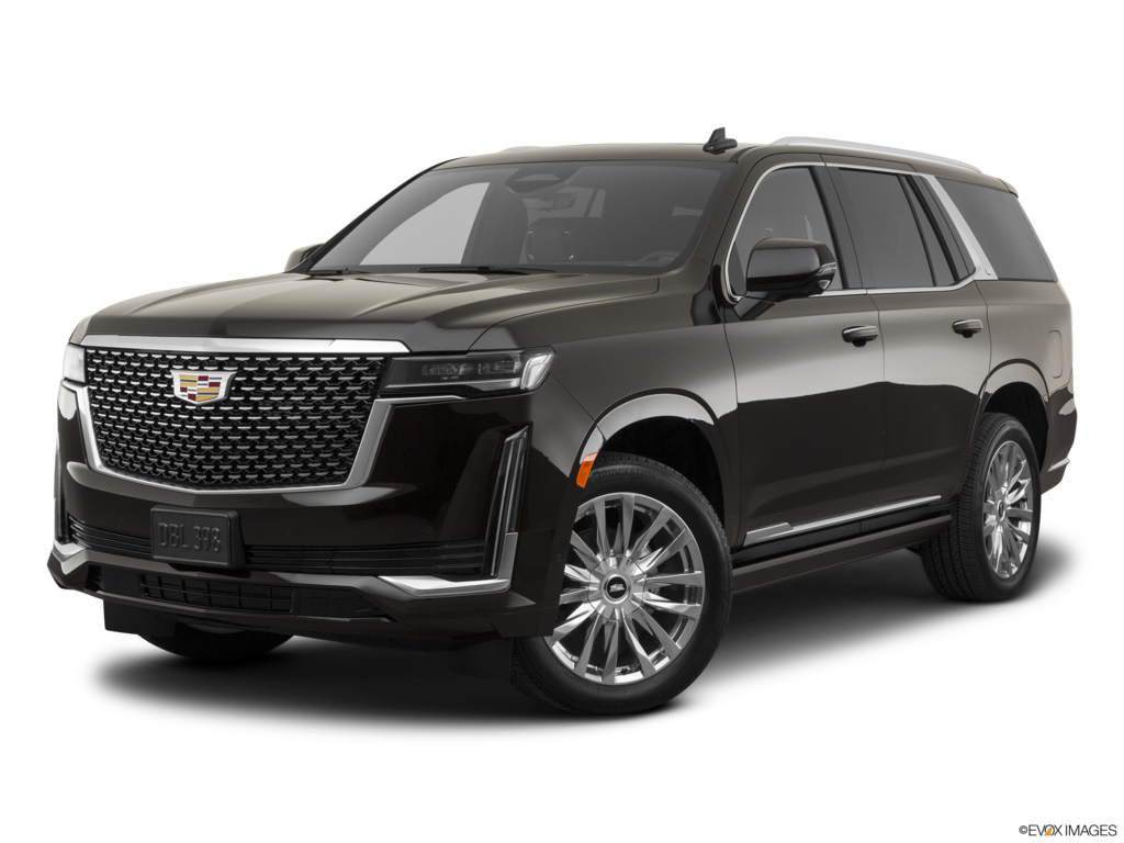 2021 cadillac escalade angled front