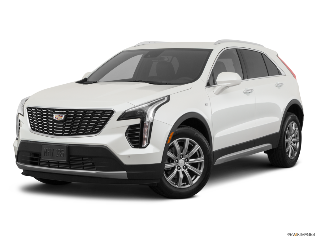 2021 cadillac xt4 angled front